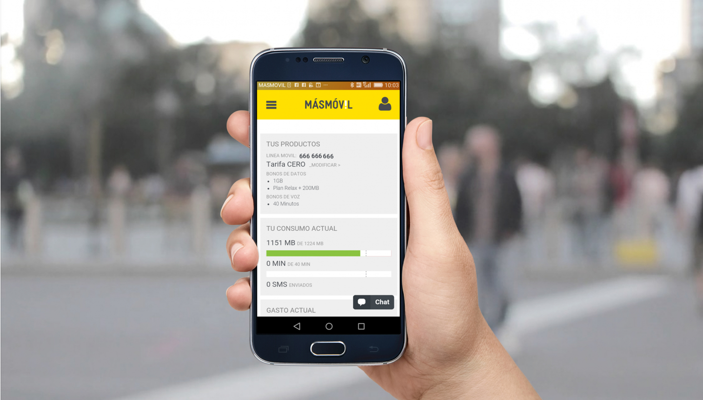 MasMovil app